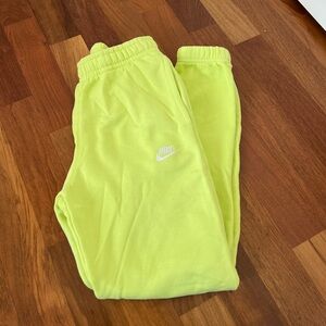 Nike Lime Green Joggers